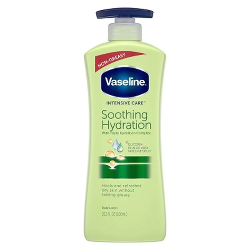 Vaseline Intensive Care Soothing Hydration Body Lotion - Aloe - 20.3 Fl Oz