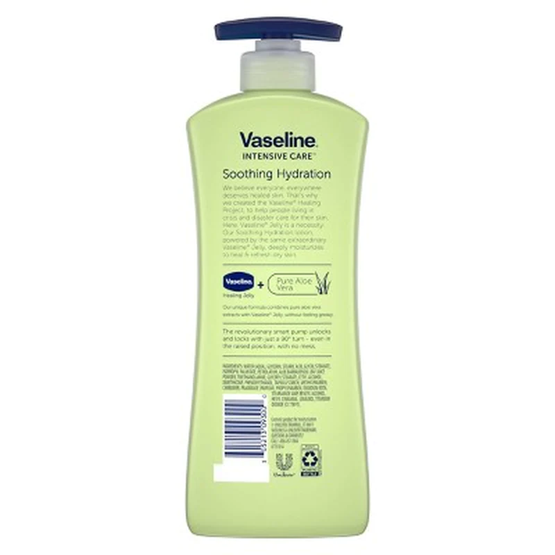 Vaseline Intensive Care Soothing Hydration Body Lotion - Aloe - 20.3 Fl Oz