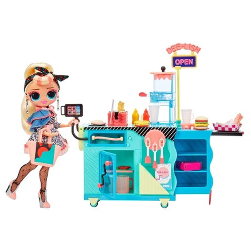 LOL Surprise OMG To-Go Diner Playset with 45+ Surprises