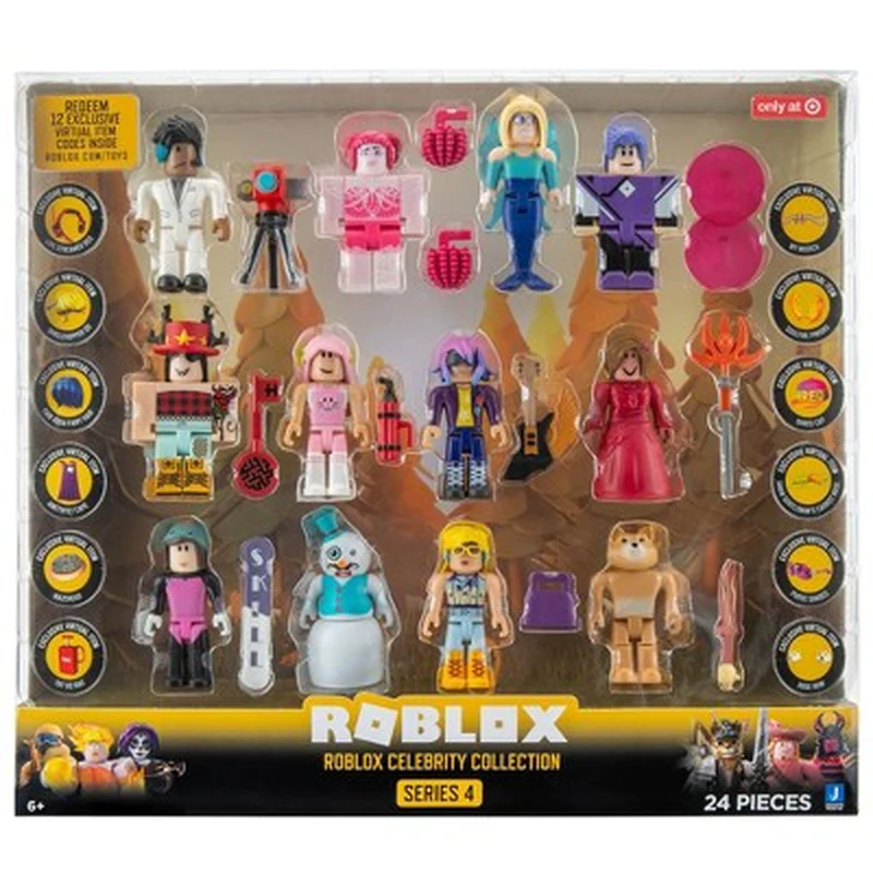 Roblox Celebrity Collection - Series 4 Figure 12Pk (Roblox Classics) (Includes 12 Exclusive Virtual Items)